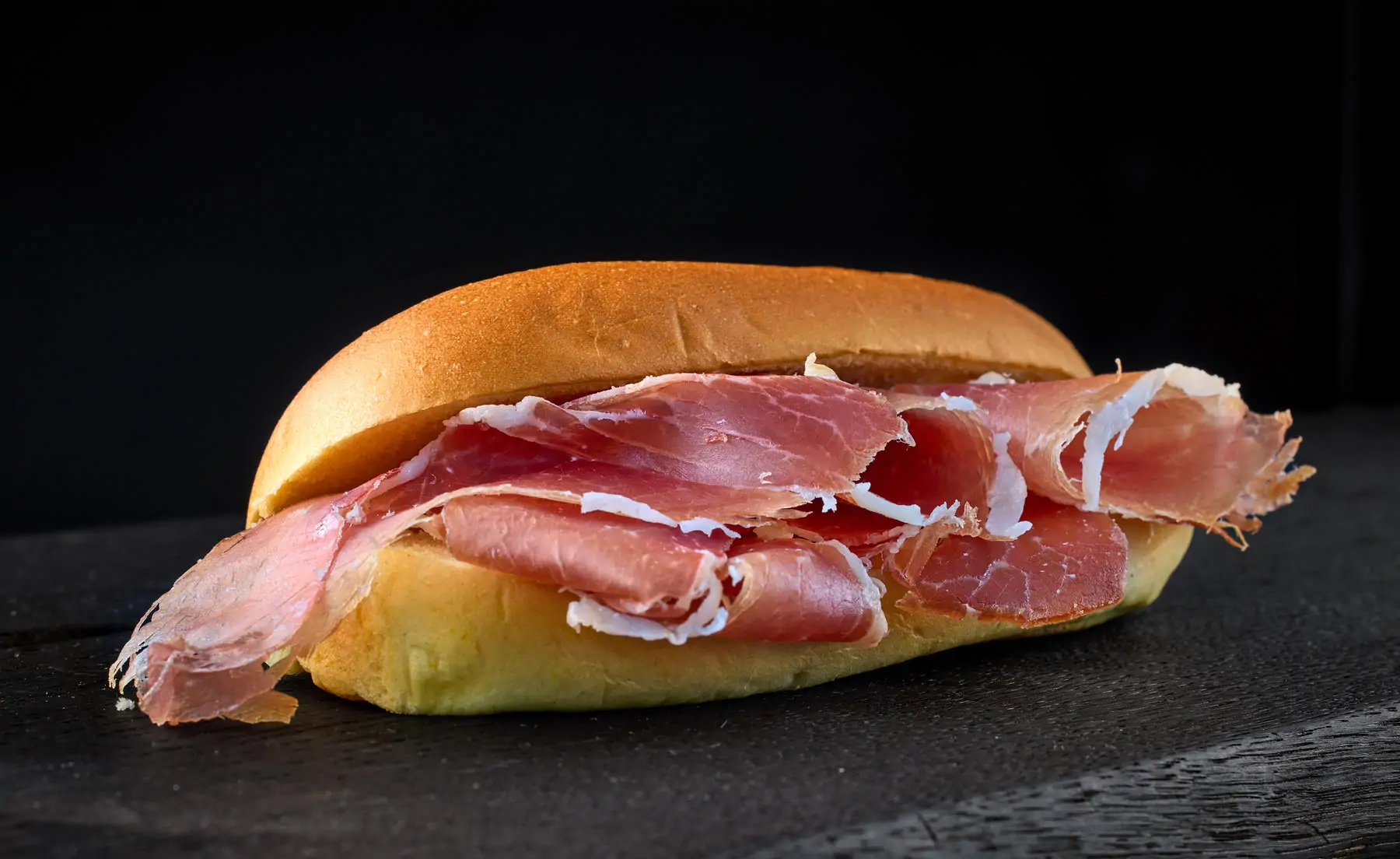 Serrano ham sandwich
